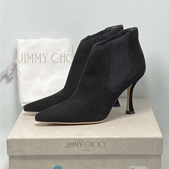 Jimmy Choo Suede Ankle Boots size 36.5 - Picture 11 of 13